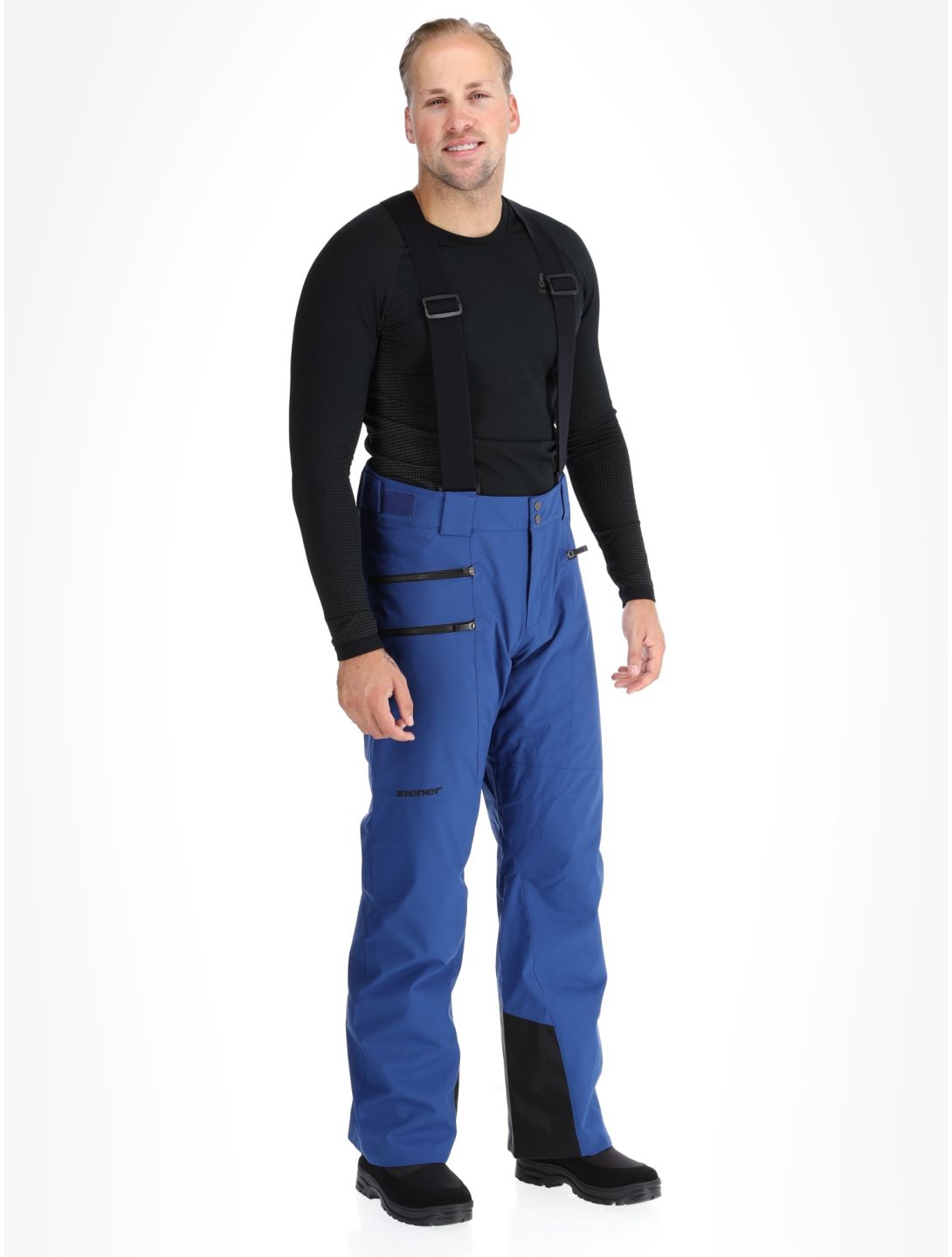 Ziener, Tronador pantalones de esquí hombres Vista Blue azul 