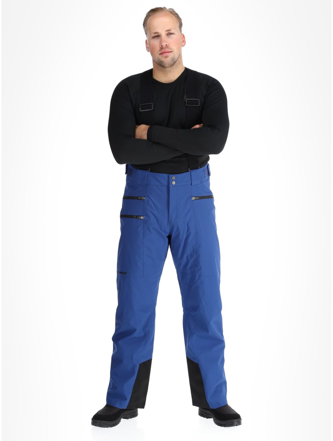 Ziener, Tronador pantalones de esquí hombres Vista Blue azul 