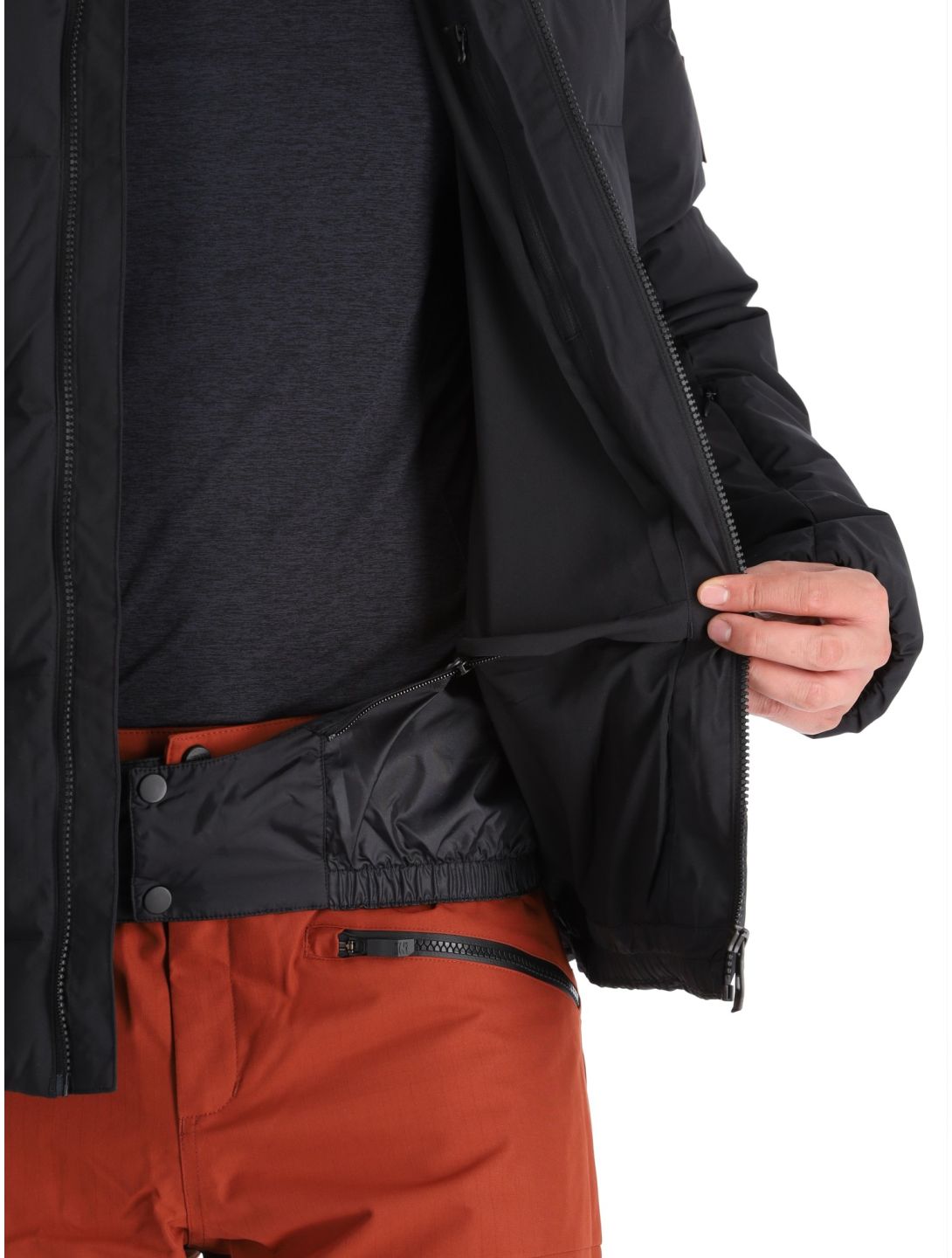 Ziener, Tyers chaqueta de esquí hombres Black negro 