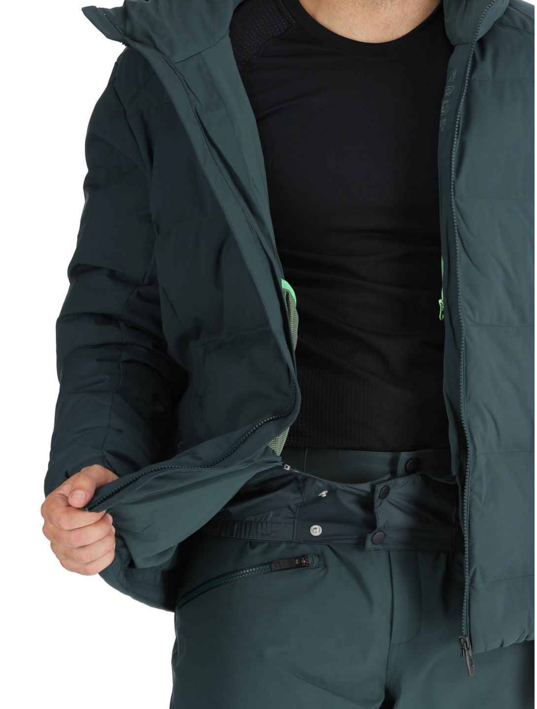 Ziener, Tyers chaqueta de esquí hombres Dark Jungle verde 