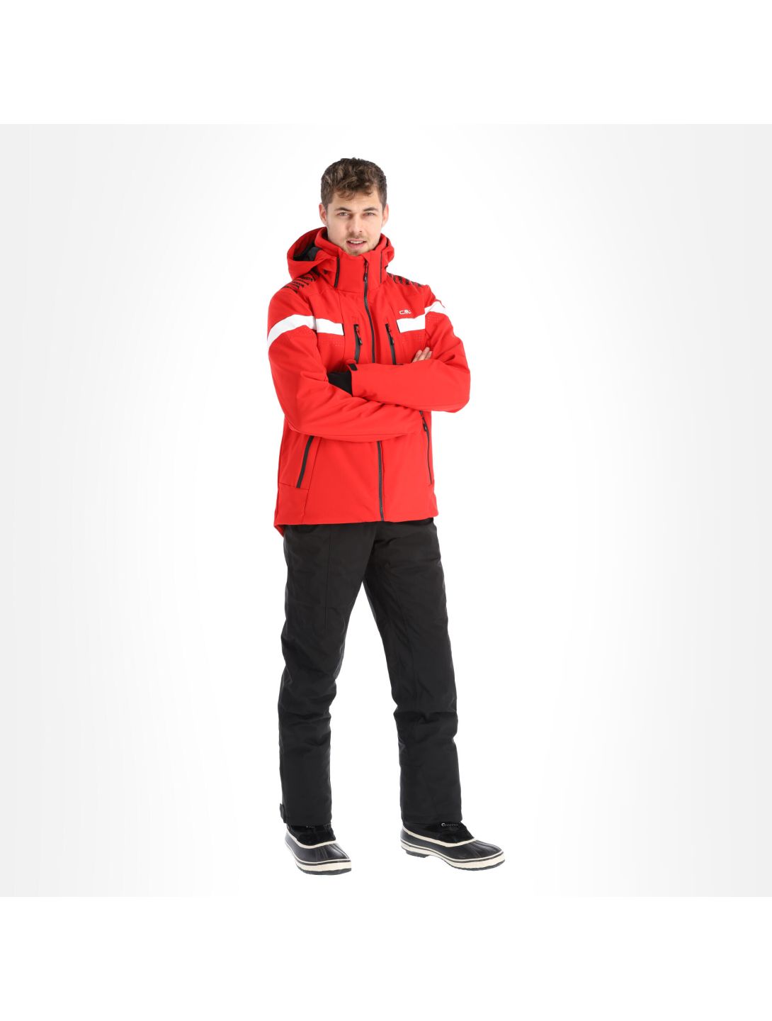 CMP, 30W0327 chaqueta de esquí softshell hombres ferrari rojo