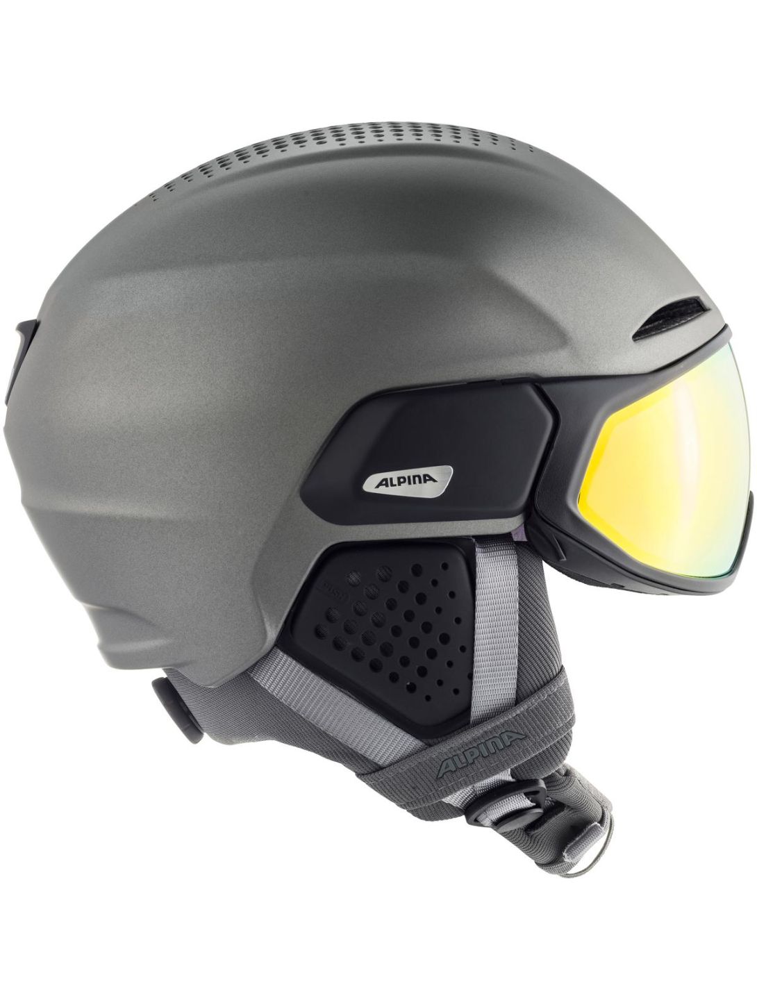 Alpina, ORO QV Mips casco con visera unisex Gunmetal Matt gris 