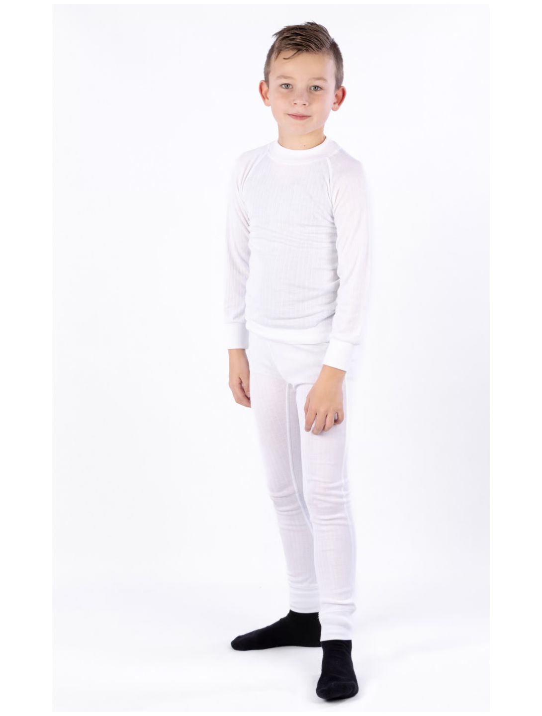 Avento, Thermal Pants 2-pack pantalón termoactivo 2-pack niños White blanco 