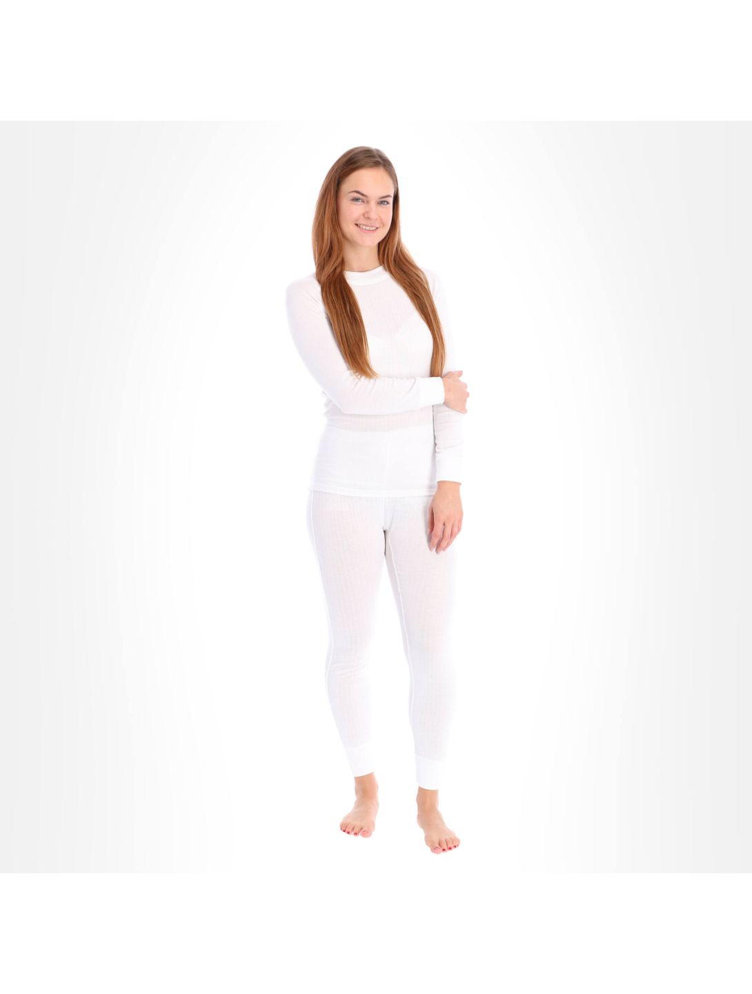 Avento, Thermal Pants pantalón termoactivo mujeres White blanco 