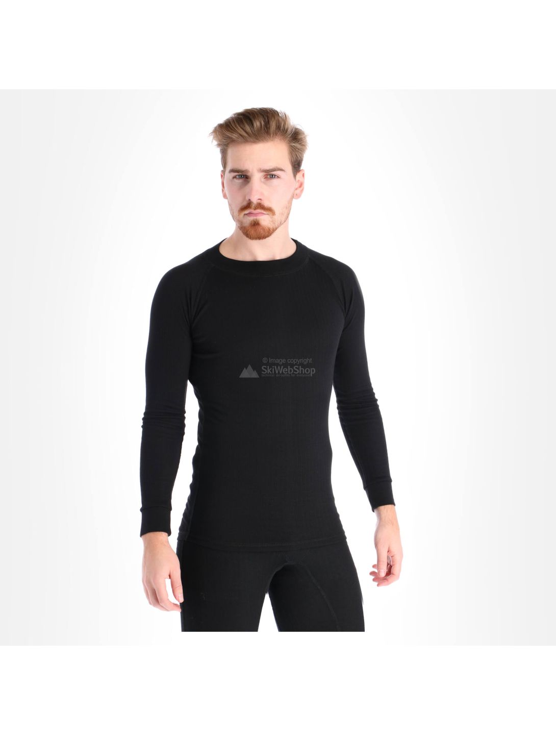 Avento, Thermal Shirt camisa termoactiva hombres Black negro 