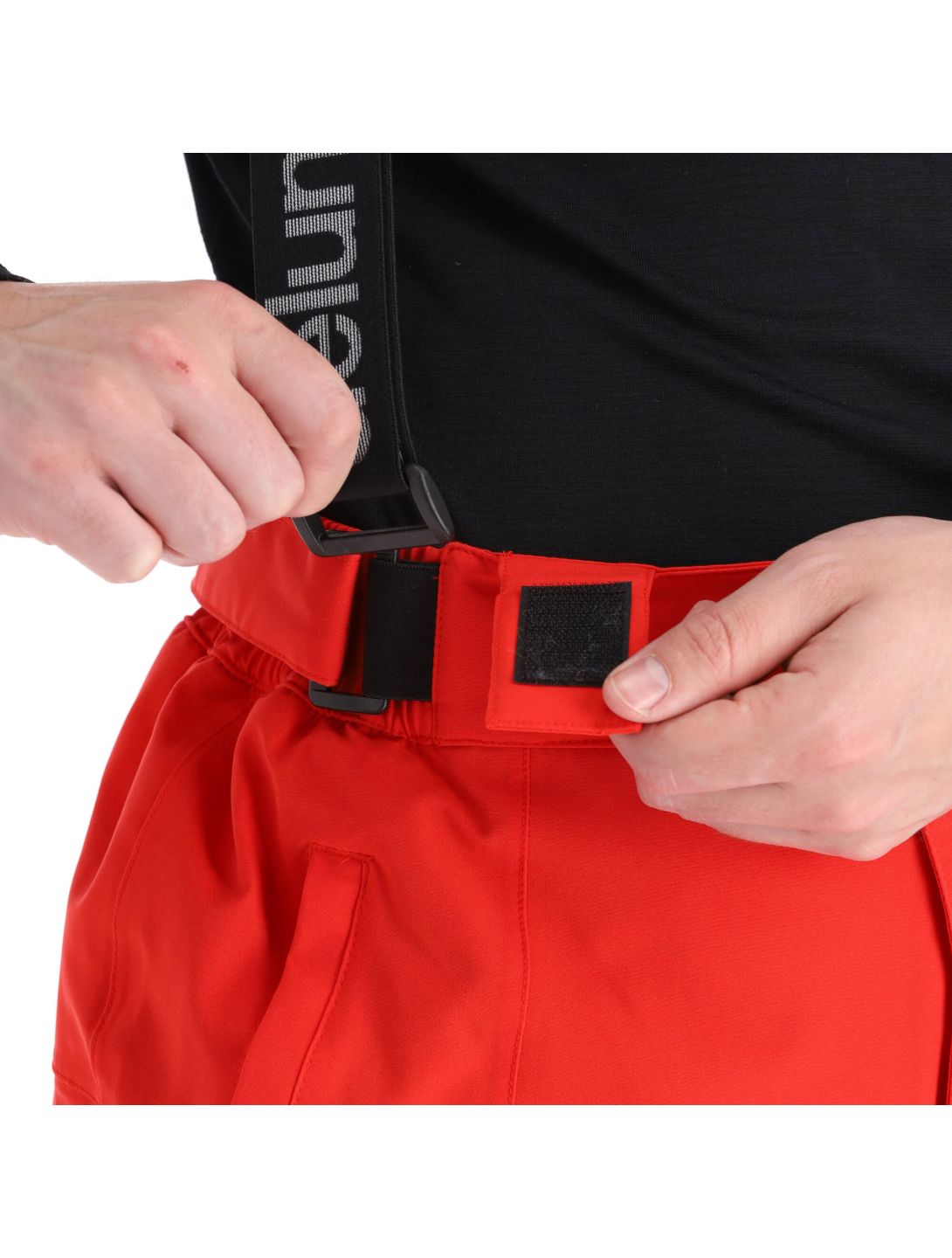 Deluni, Challenger 3 pantalones de esquí hombres rojo