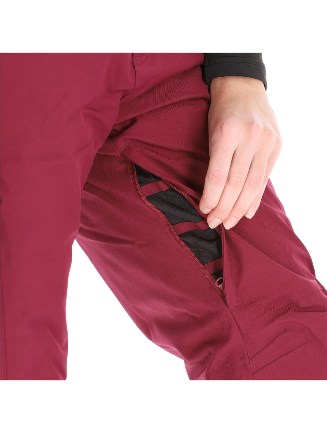 4F, H4Z20-SPDS001 pantalones de esquí mujeres burgundy púrpura 