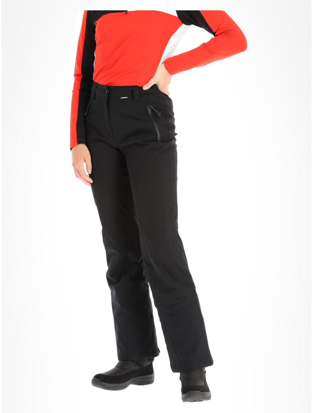 Icepeak, Freyung pantalones de esquí mujeres Black negro 