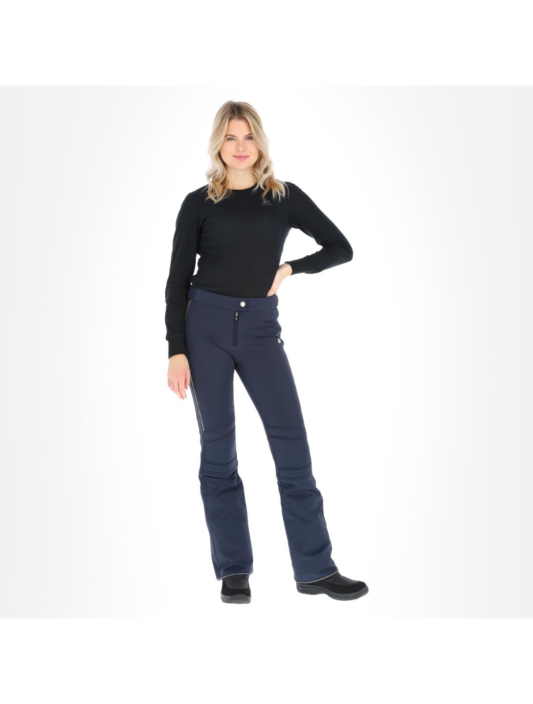 Sportalm, 942813540 pantalones de esquí softshell mujeres deep water azul