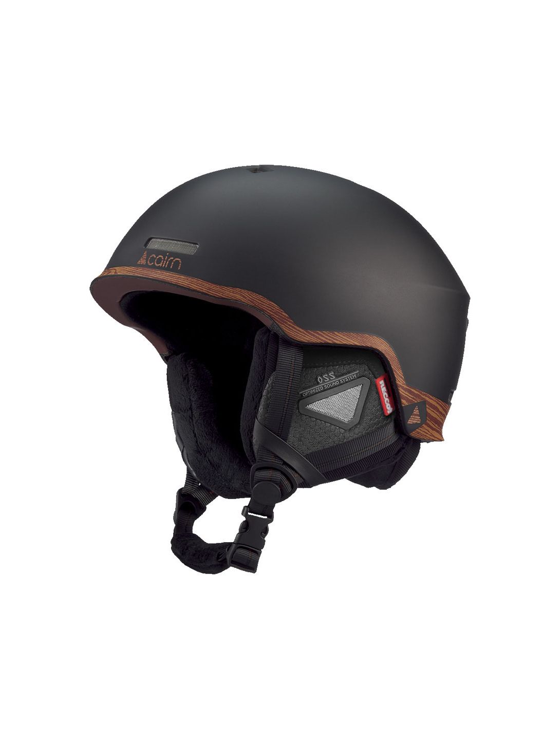 Cairn, Centaure Rescue casco unisex Mat Black Wood marrón, negro 