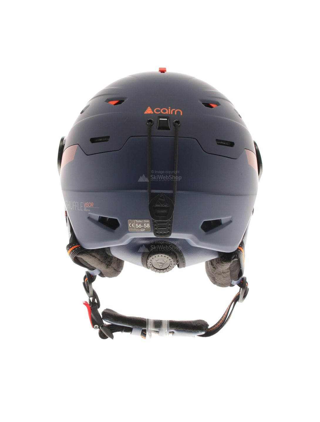 Cairn, Shuffle Visor Evolight NXT, casco con visera, midnight naranja