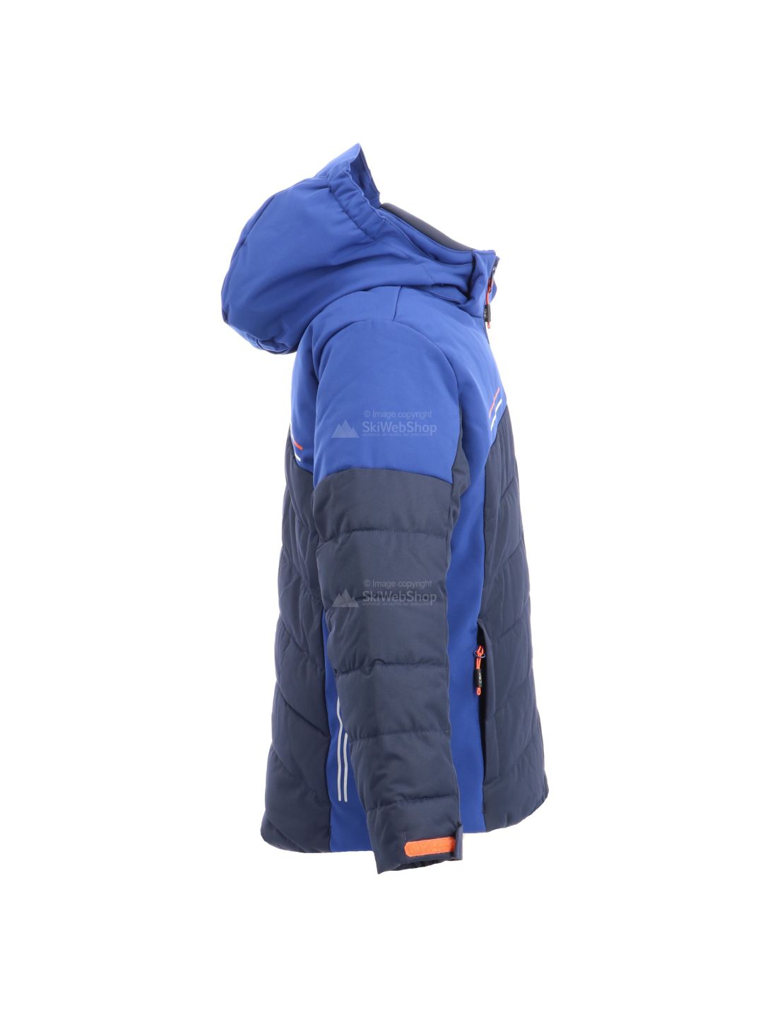 CMP, chaqueta de esquí, niños, azul/marine azul/naranja