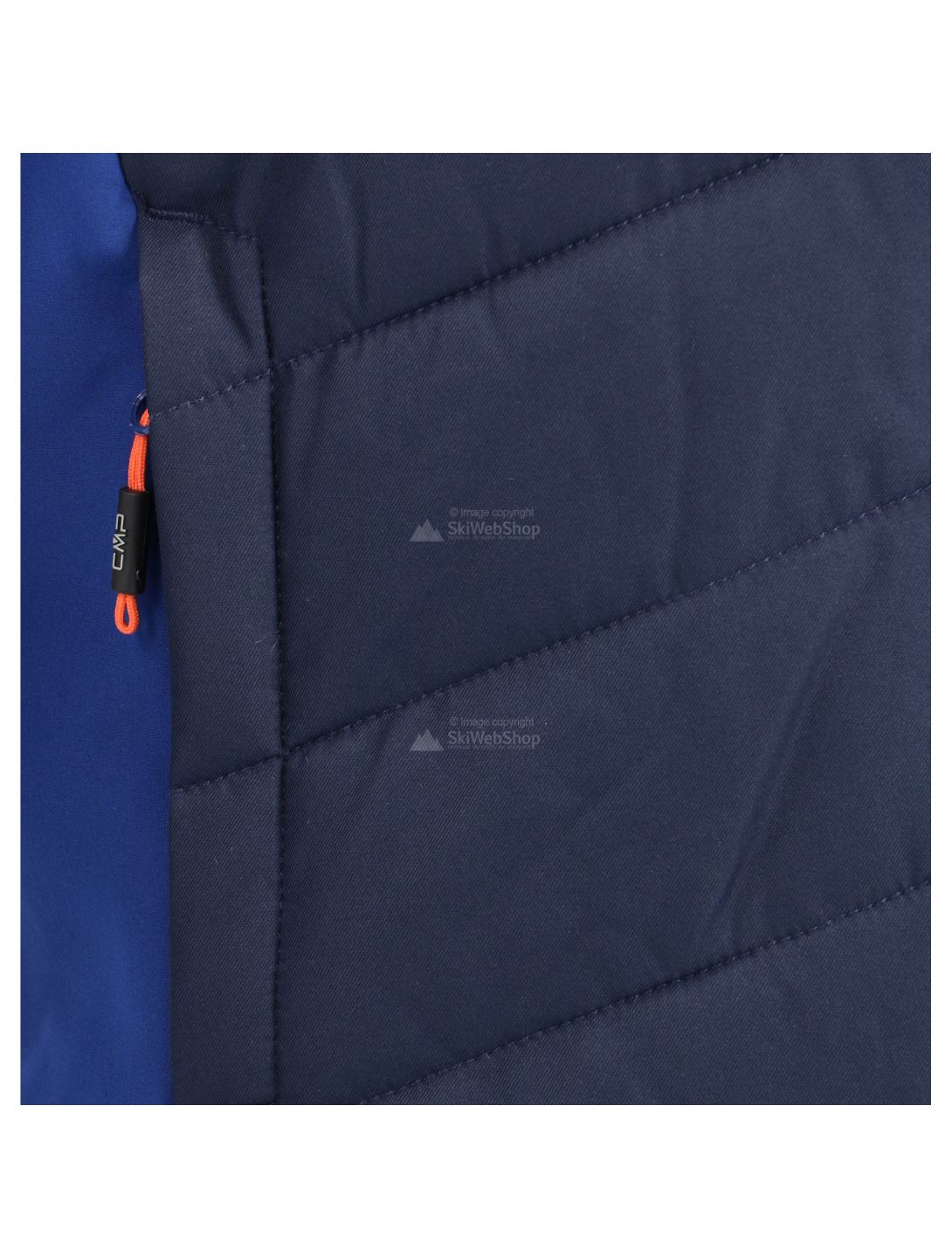 CMP, chaqueta de esquí, niños, azul/marine azul/naranja