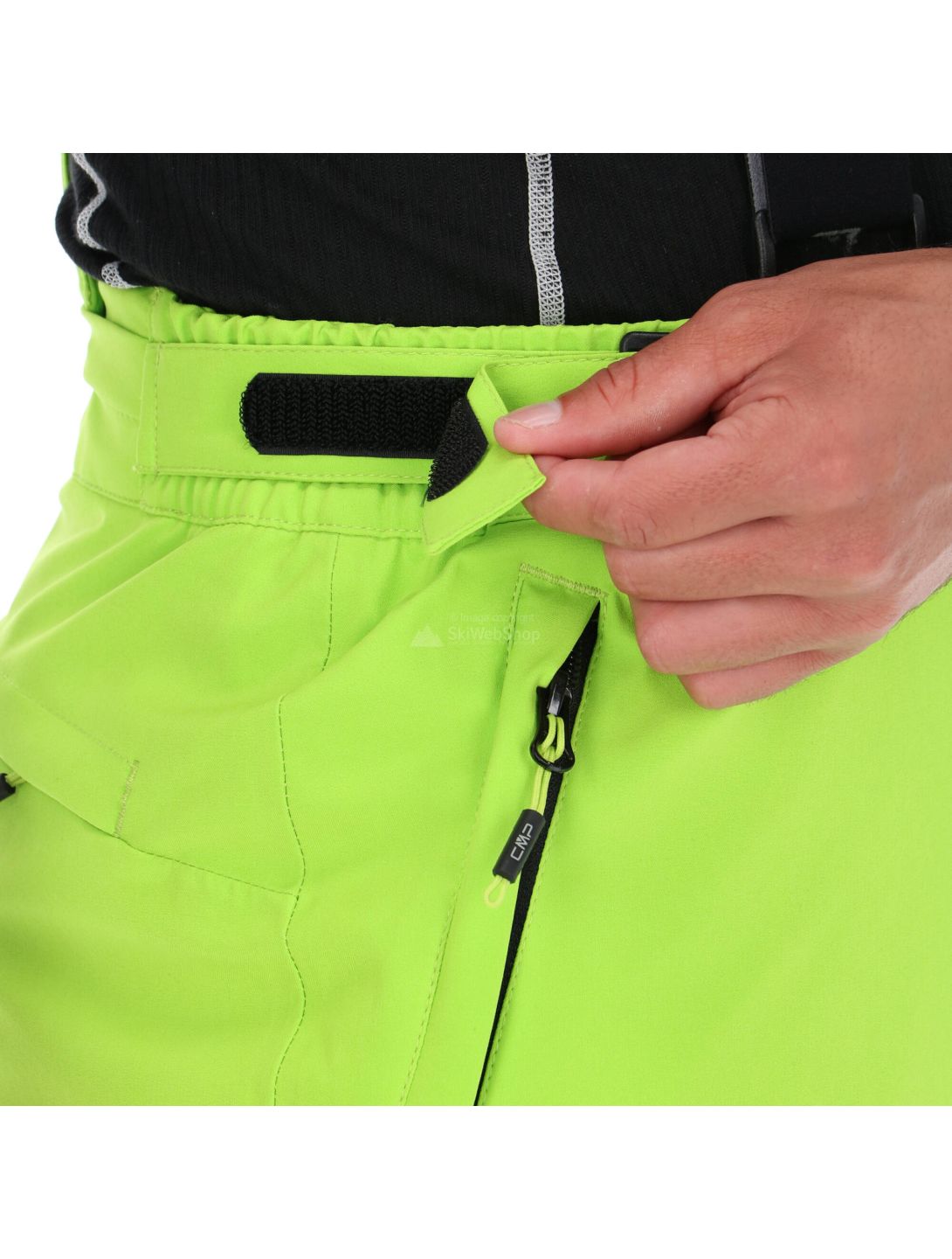 CMP, Ski pants, pantalones de esquí, hombres, lime verde