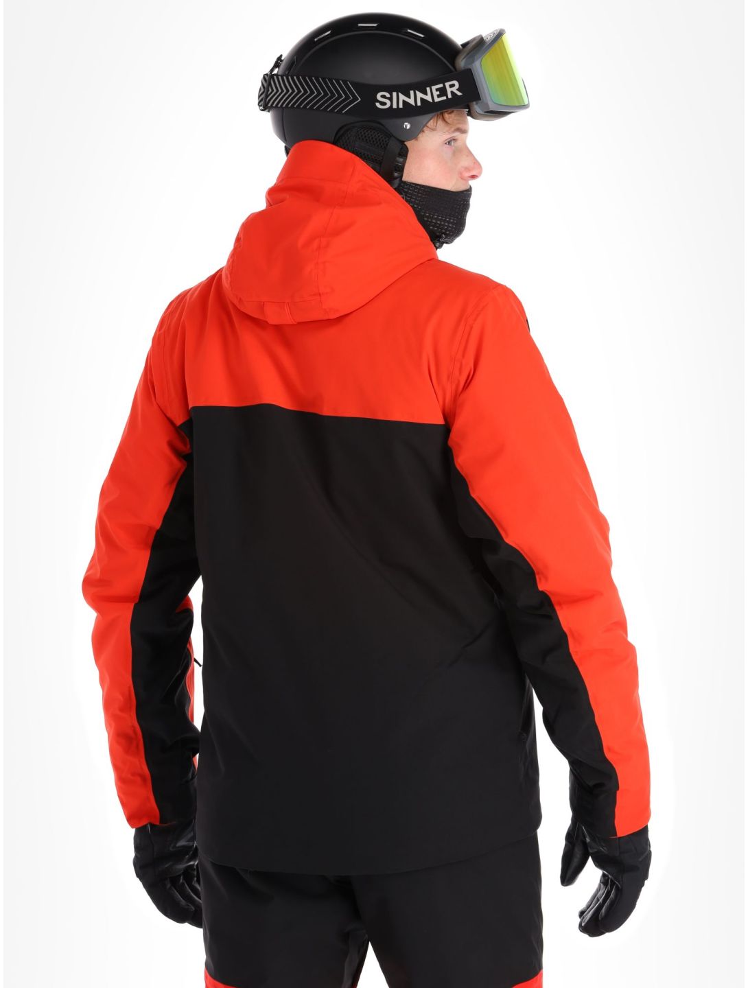 Deluni, Icerocker Plus chaqueta de esquí hombres Black / Red negro, rojo 