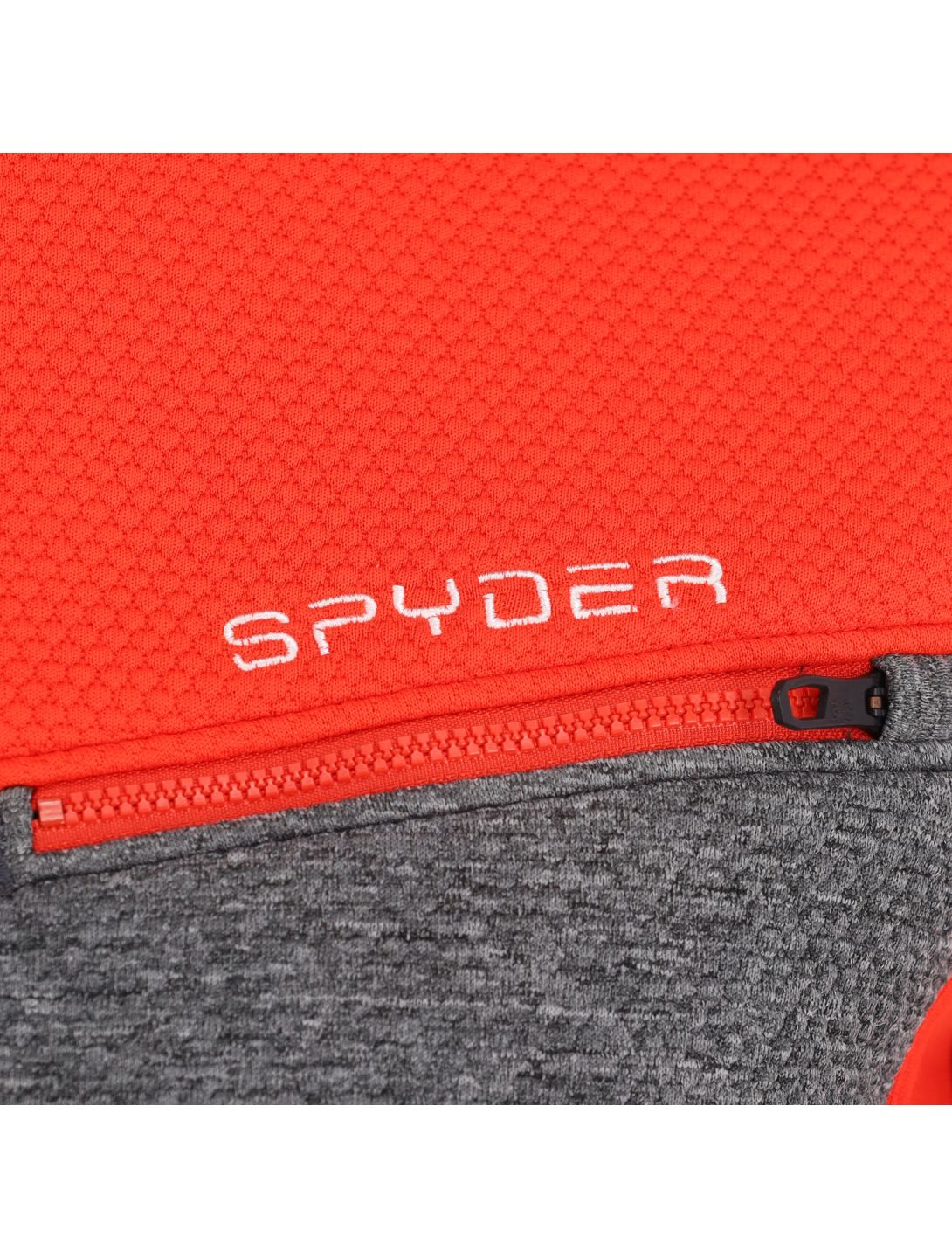 Spyder, Wengen Encore Full Zip chaleco hombres volcano rojo