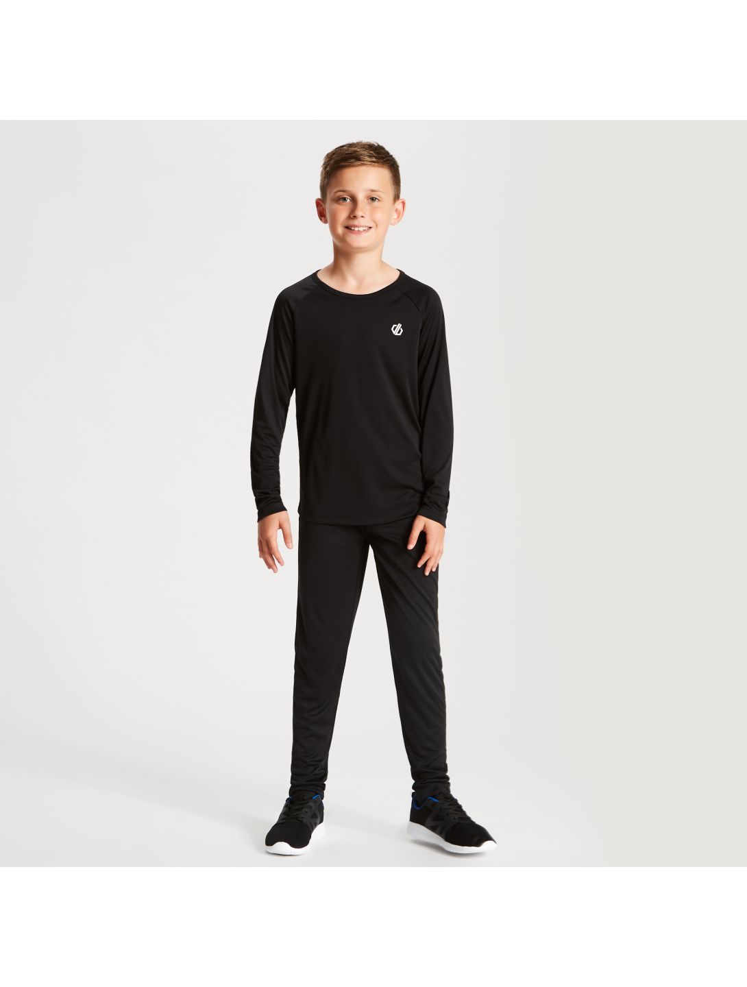 Dare2b, Elate B/L Set conjunto termoactivo niños negro 