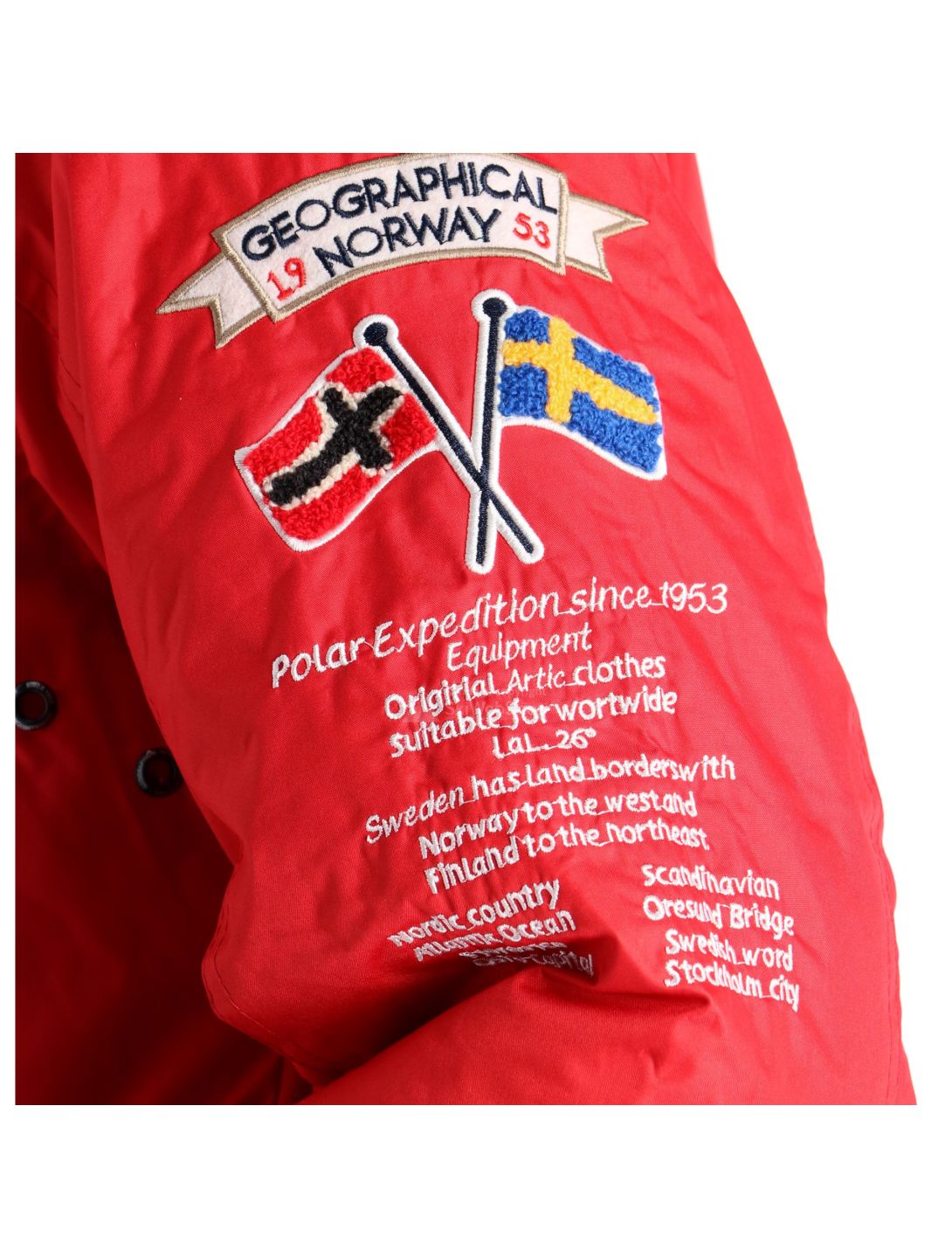 Geographical Norway, Boomera New 001 chaqueta de esquí mujeres rojo 