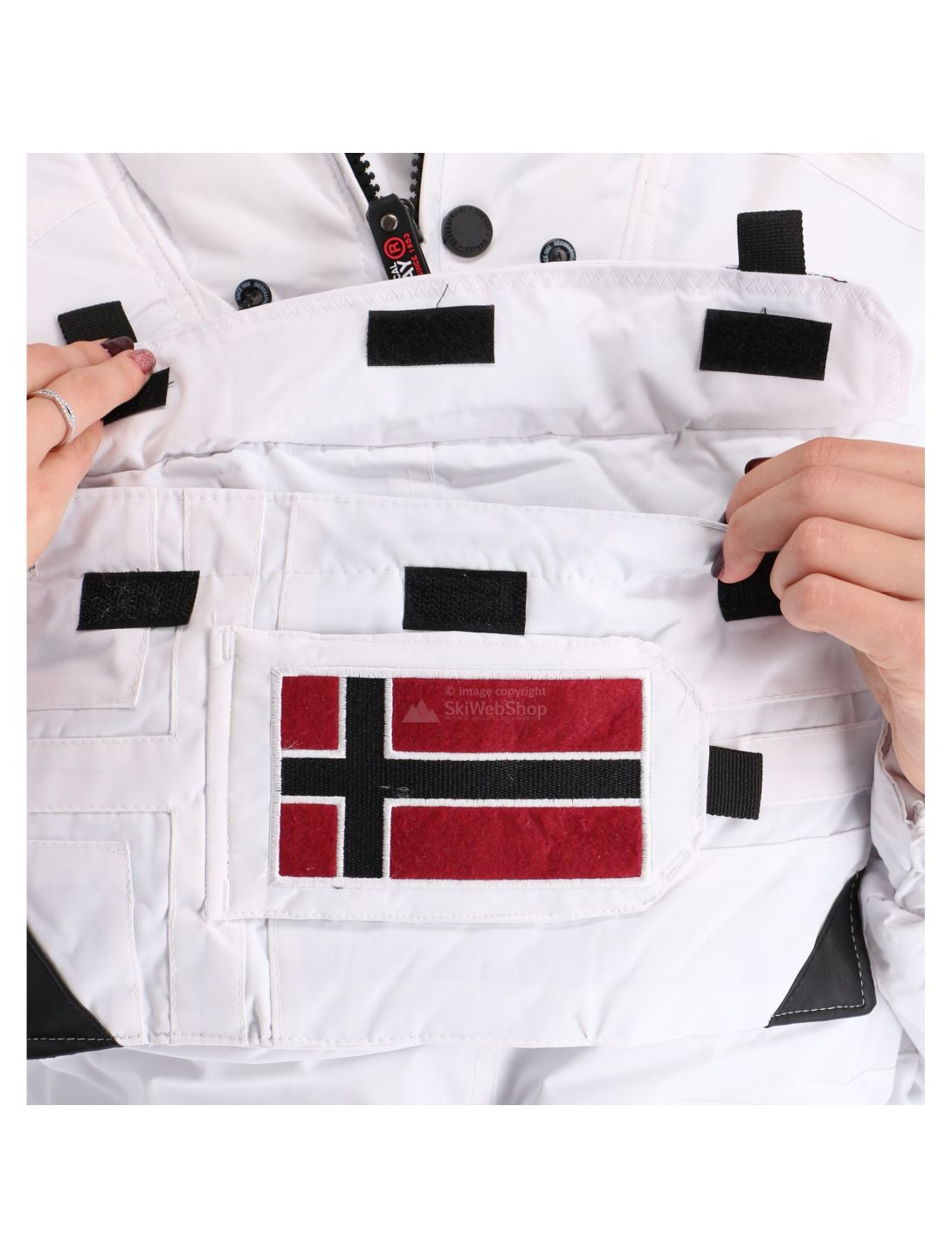 Chaqueton norway mujer online blanco