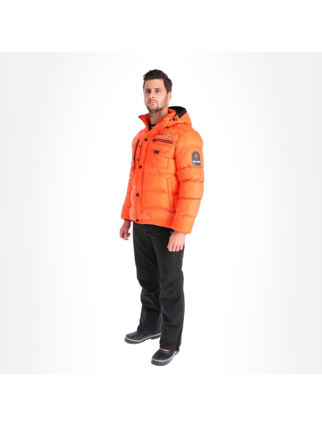 Geographical Norway, Citernier, chaqueta de invierno, hombres, naranja