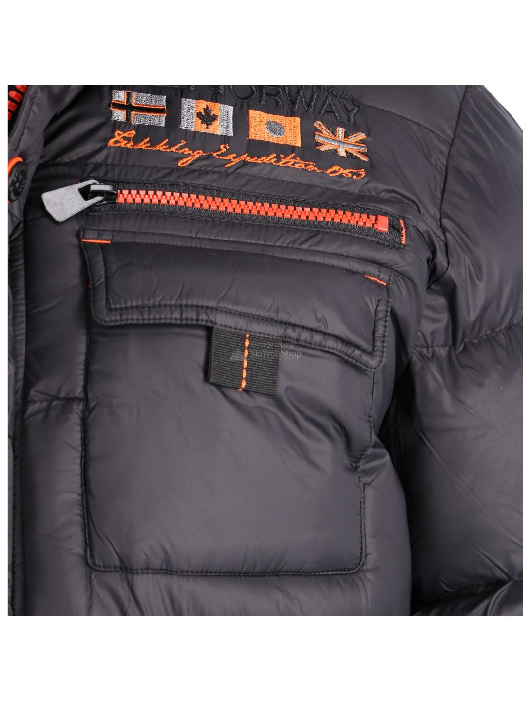 Geographical Norway, Citernier, chaqueta de invierno, hombres, negro