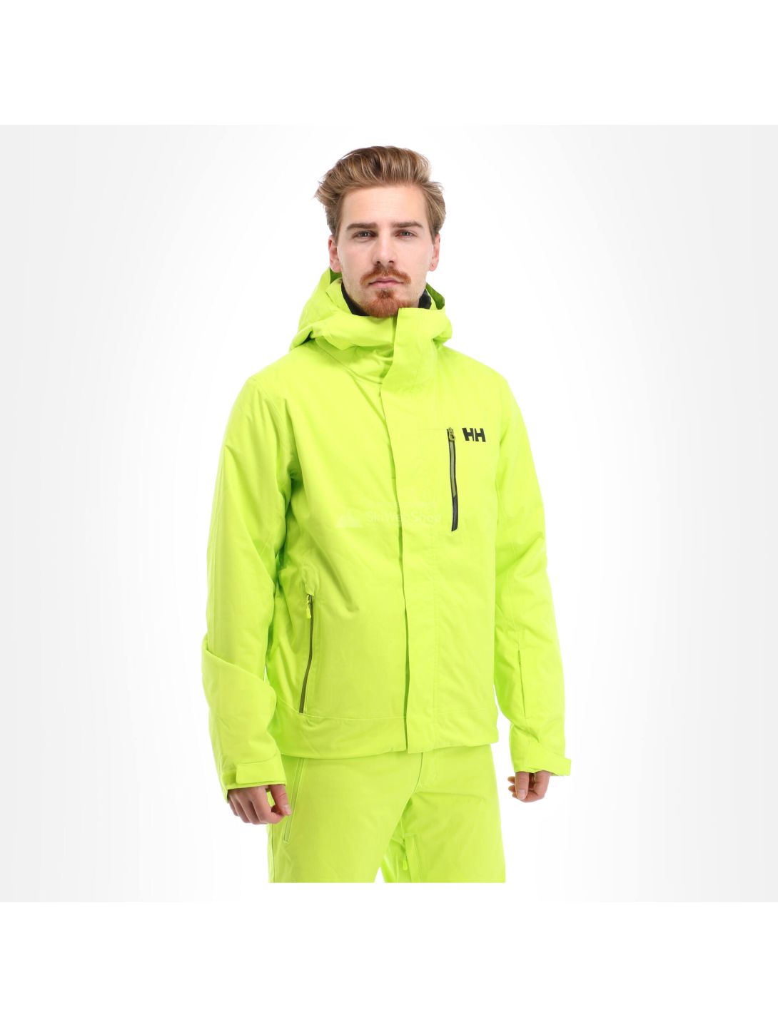 Helly Hansen, Bonanza, chaqueta de esquí, hombres, azid lime verde