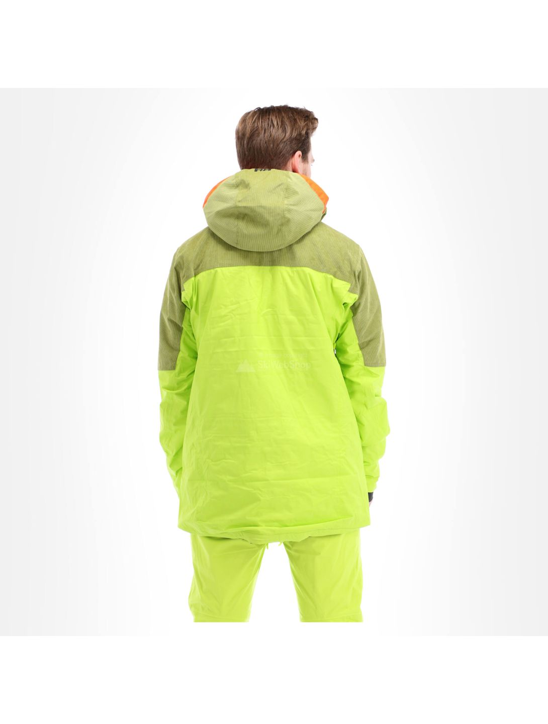 Helly Hansen, Straightline lifaloft, chaqueta de esquí, hombres, azid lime verde