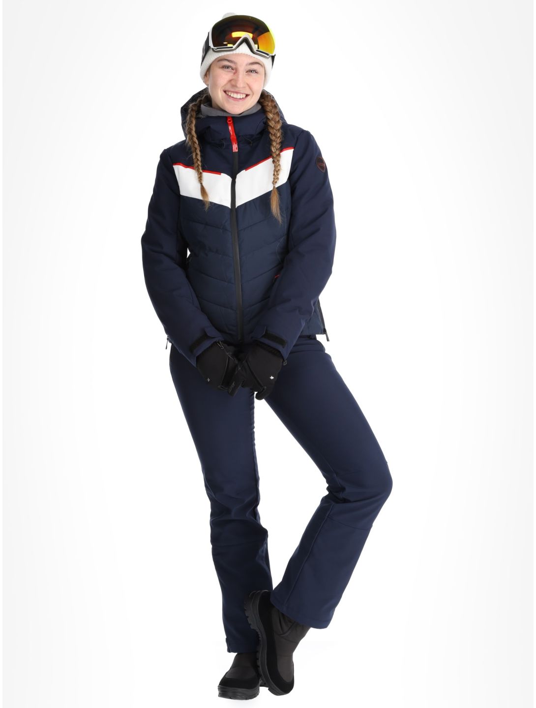 Icepeak, Elsah chaqueta de esquí mujeres Dark Blue azul 