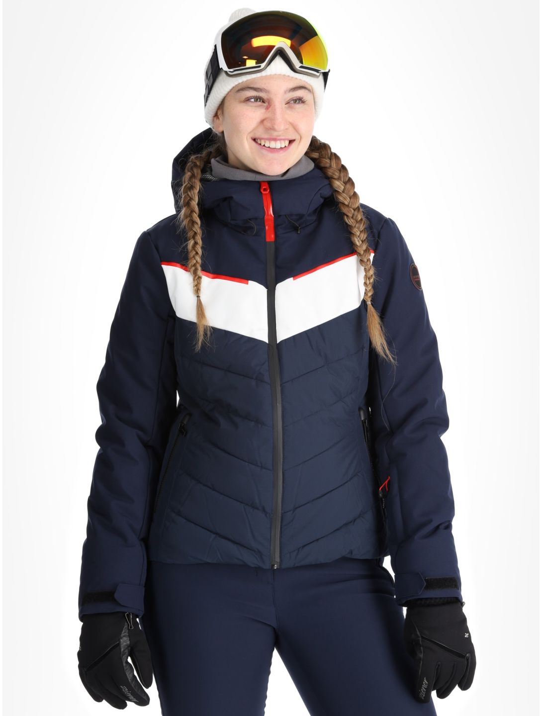 Icepeak, Elsah chaqueta de esquí mujeres Dark Blue azul 