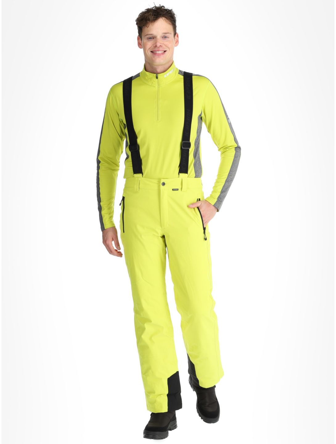 Icepeak, Freiberg pantalones de esquí hombres Aloe verde 