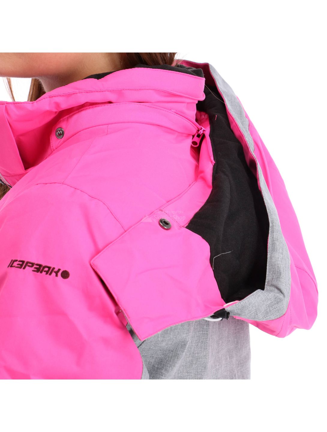 Icepeak, Calion, chaqueta de esquí, mujeres, gris/rosa