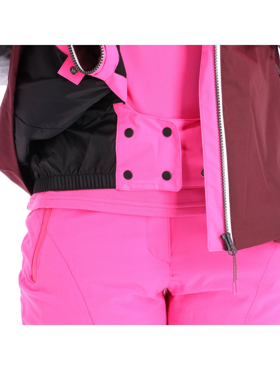 Icepeak, Calion, chaqueta de esquí, mujeres, gris/rosa