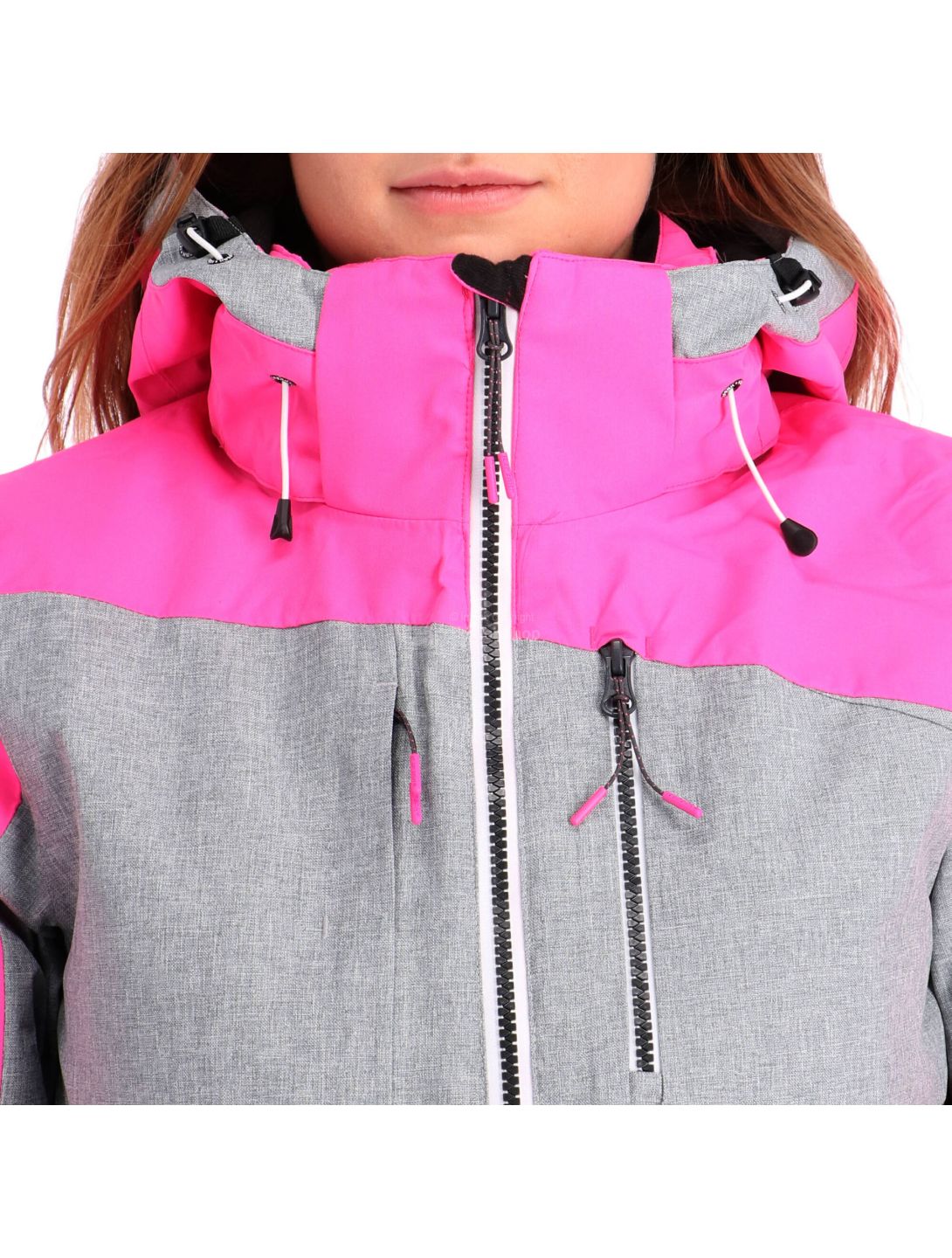 Icepeak, Calion, chaqueta de esquí, mujeres, gris/rosa