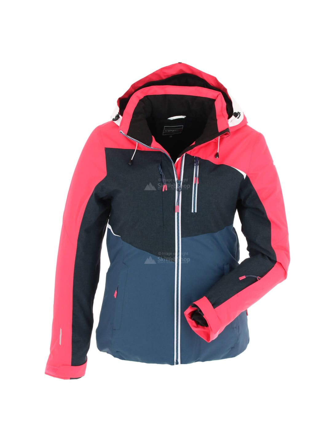 Icepeak, Calion, chaqueta de esquí, mujeres, hot rosa