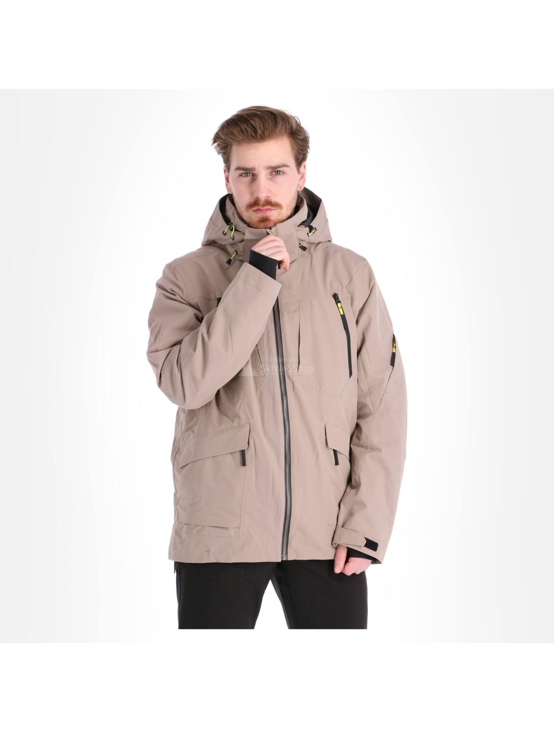 Icepeak, Callahan, chaqueta de esquí, hombres, marrón