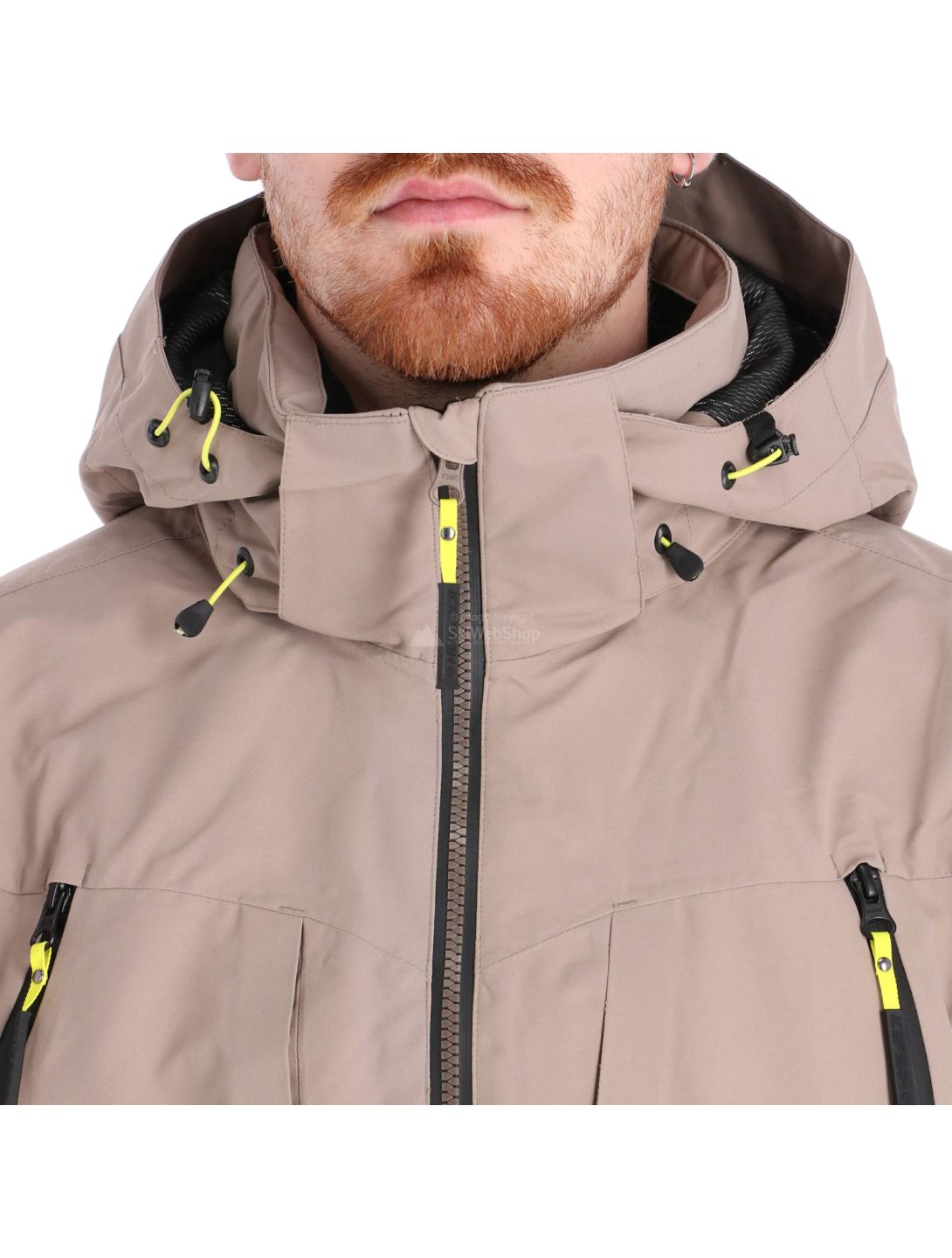 Icepeak, Callahan, chaqueta de esquí, hombres, marrón