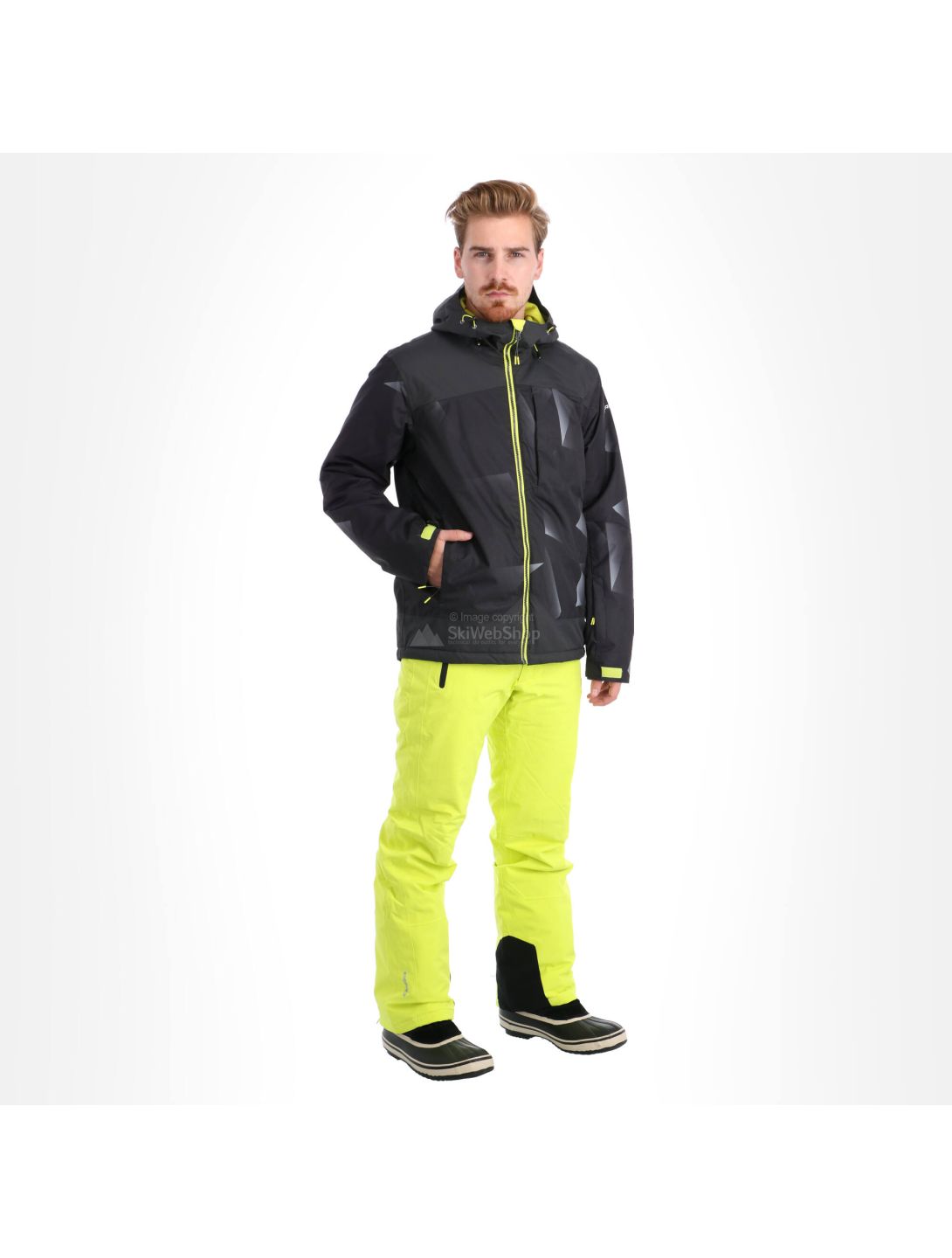 Icepeak, Carbon chaqueta de esquí hombres negro