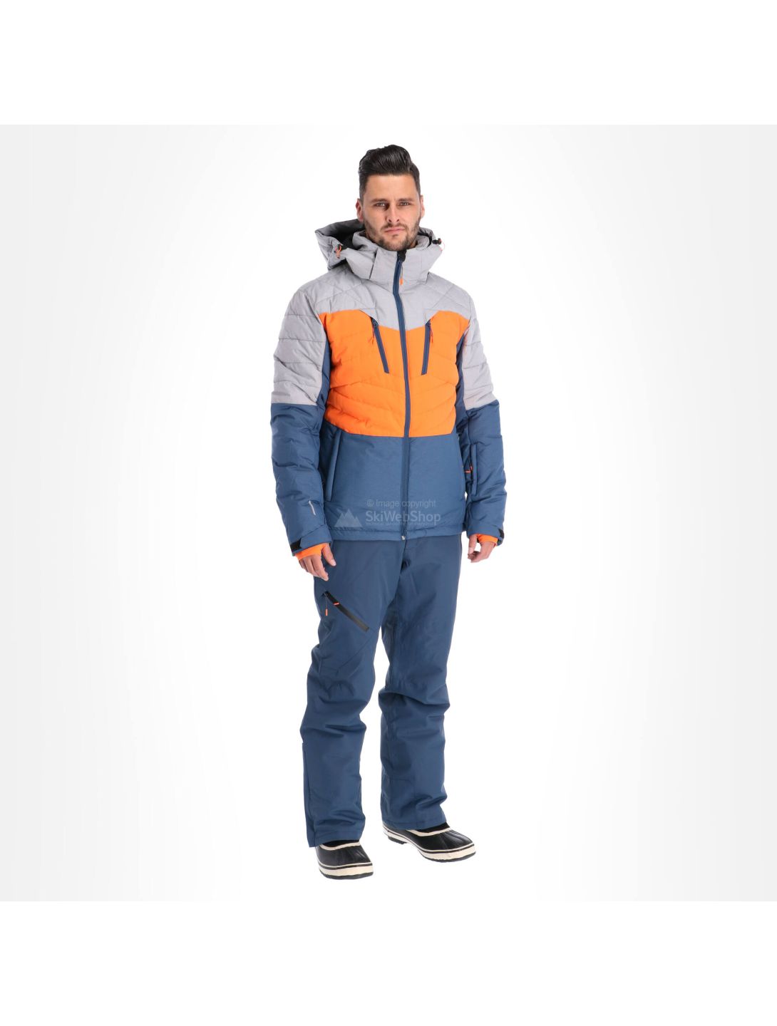 Icepeak, Clover, chaqueta de esquí, hombres, navy azul