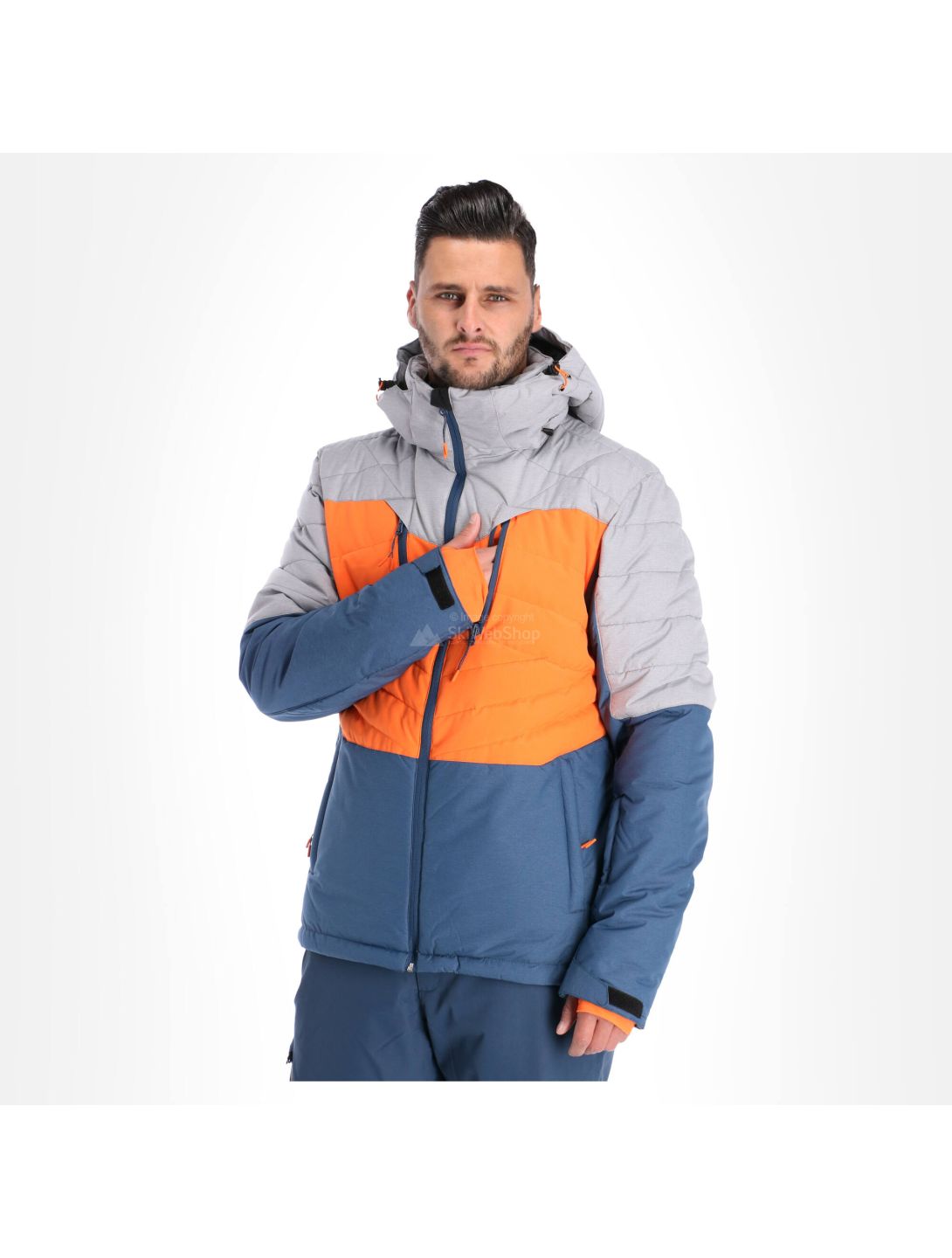 Icepeak, Clover, chaqueta de esquí, hombres, navy azul