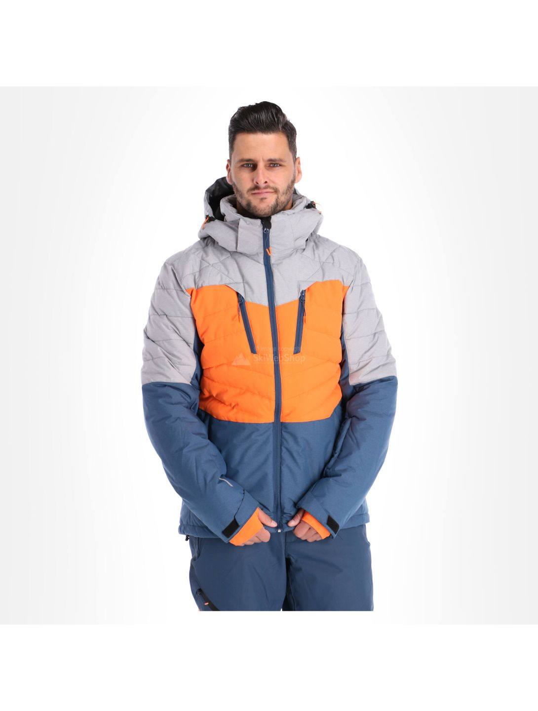 Icepeak, Clover, chaqueta de esquí, hombres, navy azul