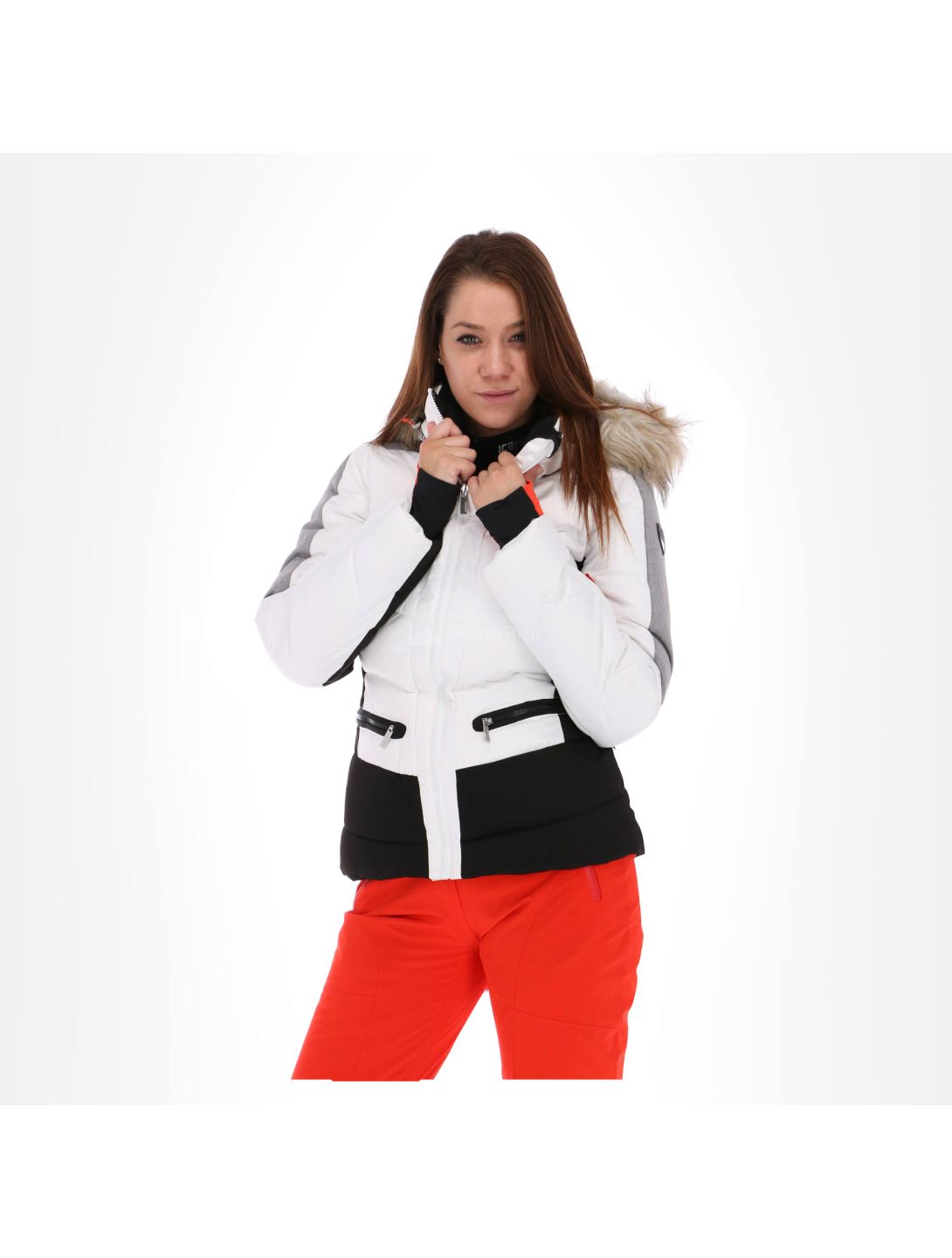 Icepeak, Electra, chaqueta de esquí, mujeres, blanco