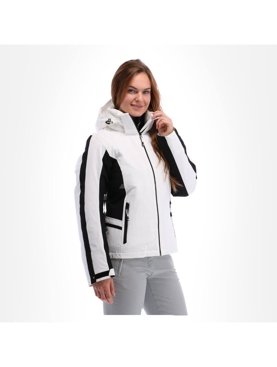 Icepeak, Florence, chaqueta de esquí, mujeres, blanco