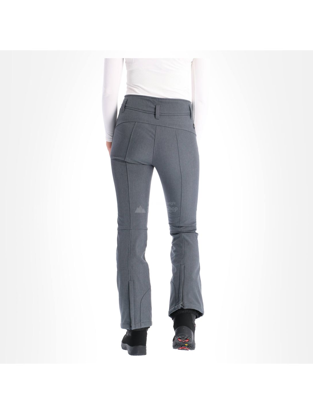 Icepeak, Outi, pantalones de esquí softshell, mujeres, lead gris