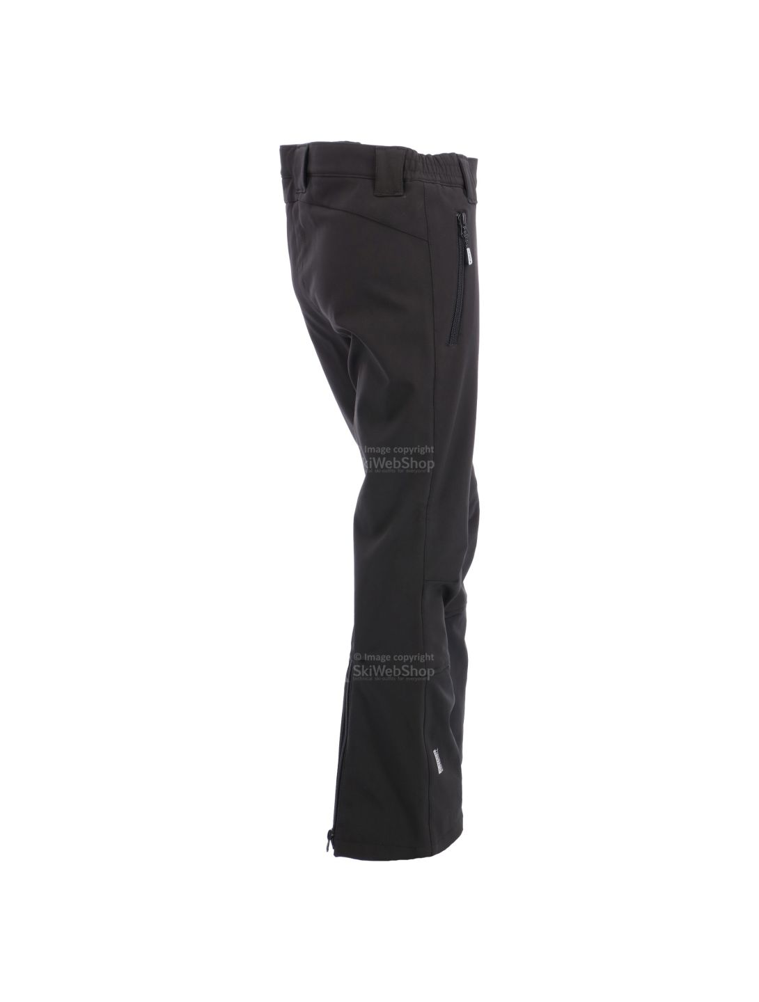 Icepeak, Riksu JR, pantalones de esquí softshell, niños, negro