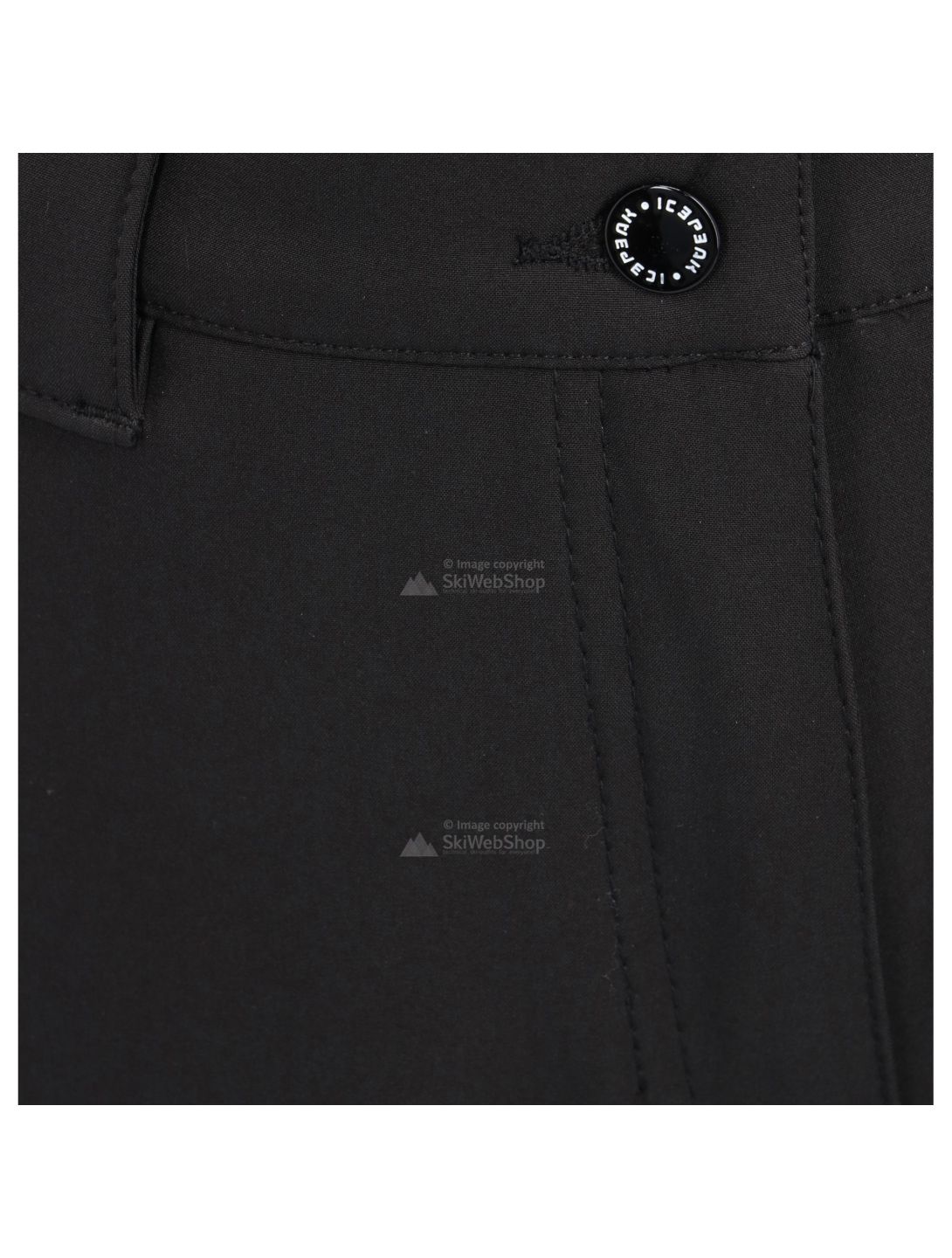 Icepeak, Riksu JR, pantalones de esquí softshell, niños, negro