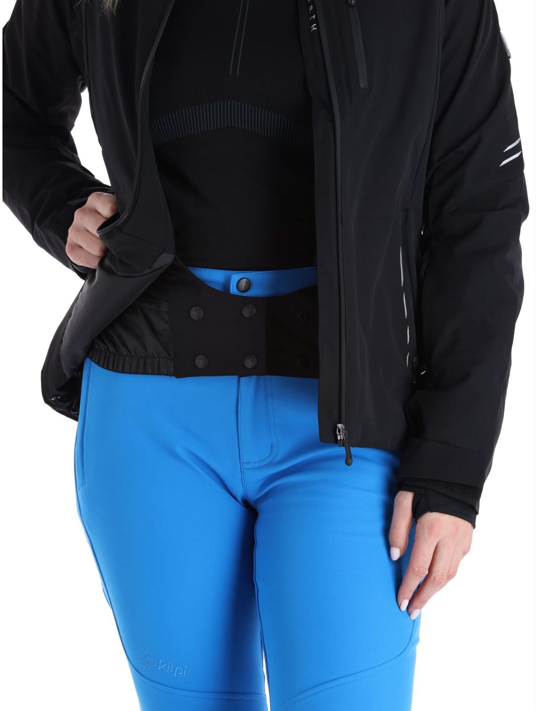 Kilpi, Valera-W chaqueta de esquí mujeres Black negro 