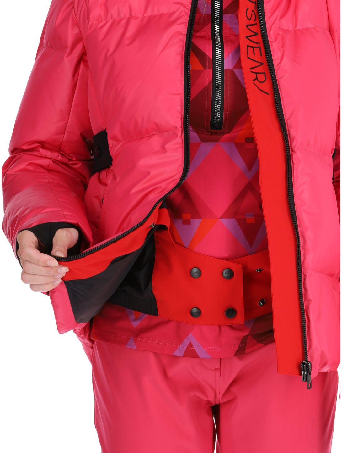 Kou Sportswear, Alpine elegance chaqueta de esquí mujeres Pink rosa 