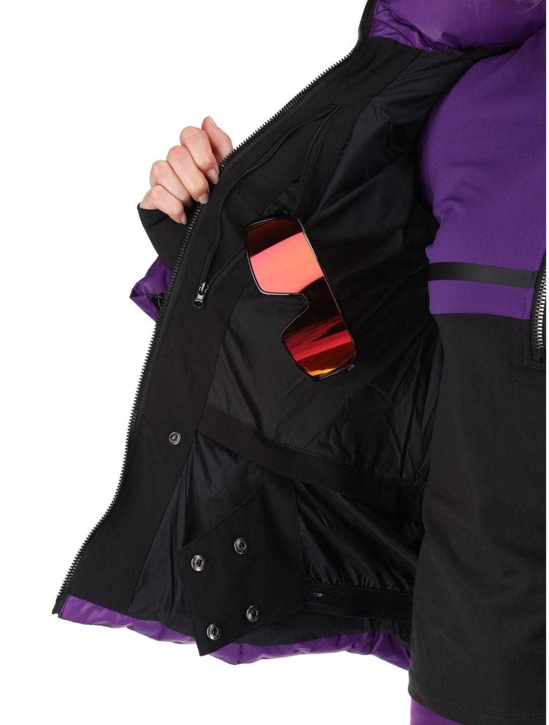 Kou Sportswear, Alpine elegance chaqueta de esquí mujeres Purple púrpura 