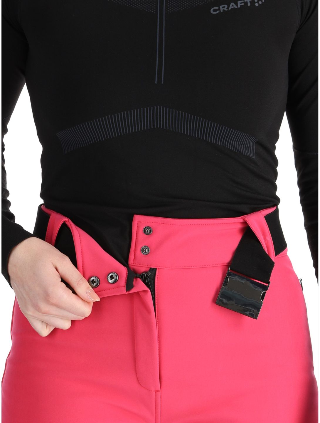 Kou Sportswear, Frost Flare Pants pantalones de esquí mujeres Pink rosa 