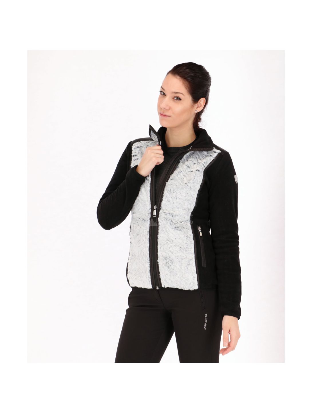 Luhta, Ileana, chaqueta de esquí de capa intermedia , slim fit, mujeres, negro